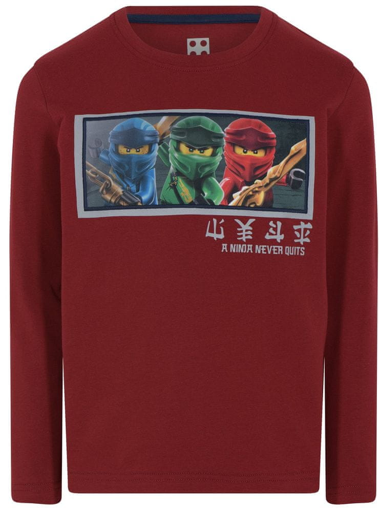 LEGO Wear chlapčenské tričko Ninjago LW-12010287 červená 104